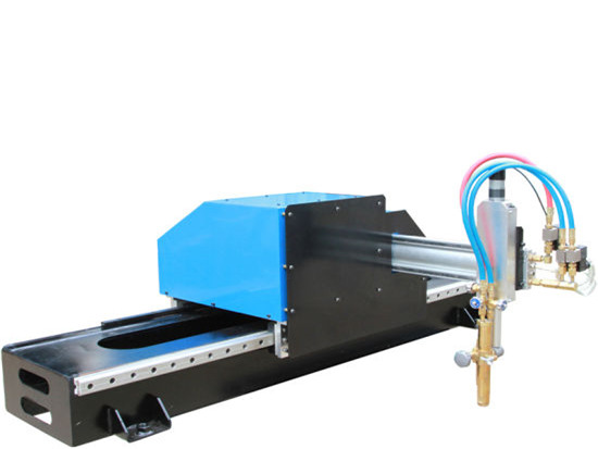 Portable utilized stainless steel cnc flame / plasma cutting machine